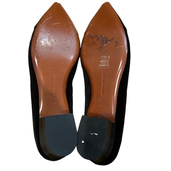 AlexaChung Black Crystal Bow Embellished Velvet Kitten Heels Size EU 41 - Picture 7 of 11